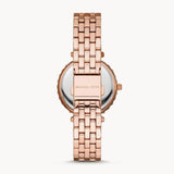 Buy Shop Michael Kors Darci Quartz Rose Gold Dial Rose Gold Steel Strap Watch For Women - MK4514 USA Online