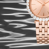 Buy Shop Michael Kors Darci Quartz Rose Gold Dial Rose Gold Steel Strap Watch For Women - MK4514 USA Online