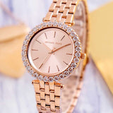 Buy Shop Michael Kors Darci Quartz Rose Gold Dial Rose Gold Steel Strap Watch For Women - MK4514 USA Online