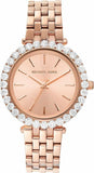 Buy Shop Michael Kors Darci Quartz Rose Gold Dial Rose Gold Steel Strap Watch For Women - MK4514 USA Online