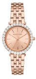 Buy Shop Michael Kors Darci Quartz Rose Gold Dial Rose Gold Steel Strap Watch For Women - MK4514 USA Online