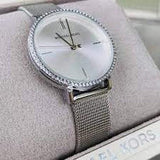Buy Shop Michael Kors Darci Quartz Silver Dial Silver Mesh Strap Watch for Women - MK7123 USA Online