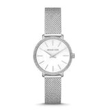 Buy Shop Michael Kors Darci Quartz Silver Dial Silver Mesh Strap Watch for Women - MK7123 USA Online