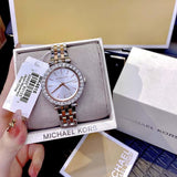 Buy Shop Michael Kors Darci Quartz Silver Dial Two Tone Steel Strap Watch For Women - MK4515 USA Online