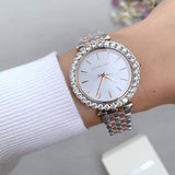 Buy Shop Michael Kors Darci Quartz Silver Dial Two Tone Steel Strap Watch For Women - MK4515 USA Online
