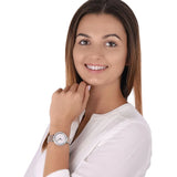 Buy Shop Michael Kors Darci Quartz Silver Dial Two Tone Steel Strap Watch For Women - MK4515 USA Online