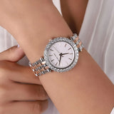 Buy Shop Michael Kors Darci Quartz Silver Dial Two Tone Steel Strap Watch For Women - MK4515 USA Online