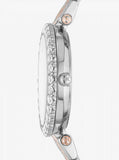 Buy Shop Michael Kors Darci Quartz Silver Dial Two Tone Steel Strap Watch For Women - MK4515 USA Online