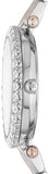 Buy Shop Michael Kors Darci Quartz Silver Dial Two Tone Steel Strap Watch For Women - MK4515 USA Online
