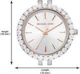 Buy Shop Michael Kors Darci Quartz Silver Dial Two Tone Steel Strap Watch For Women - MK4515 USA Online
