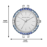 Buy Shop Michael Kors Darci Quartz White Dial Silver Steel Strap Watch For Women - MK4516 USA Online