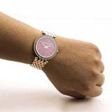 Buy Shop Michael Kors Darci Red DIal Rose Gold Stainless Steel Strap Watch for Women - MK3378 USA Online