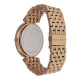 Buy Shop Michael Kors Darci Red DIal Rose Gold Stainless Steel Strap Watch for Women - MK3378 USA Online