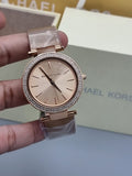Buy Shop Michael Kors Darci Rose Gold Dial Rose Gold Mesh Bracelet Watch for Women - MK3369 USA Online