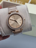 Buy Shop Michael Kors Darci Rose Gold Dial Rose Gold Mesh Bracelet Watch for Women - MK3369 USA Online