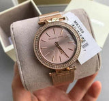 Buy Shop Michael Kors Darci Rose Gold Dial Rose Gold Mesh Bracelet Watch for Women - MK3369 USA Online