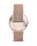Buy Shop Michael Kors Darci Rose Gold Dial Rose Gold Mesh Bracelet Watch for Women - MK3369 USA Online