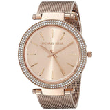 Buy Shop Michael Kors Darci Rose Gold Dial Rose Gold Mesh Bracelet Watch for Women - MK3369 USA Online
