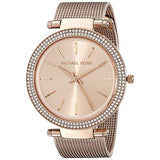 Buy Shop Michael Kors Darci Rose Gold Dial Rose Gold Mesh Bracelet Watch for Women - MK3369 USA Online