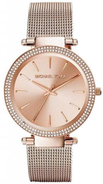 Buy Shop Michael Kors Darci Rose Gold Dial Rose Gold Mesh Bracelet Watch for Women - MK3369 USA Online