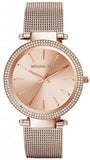 Buy Shop Michael Kors Darci Rose Gold Dial Rose Gold Mesh Bracelet Watch for Women - MK3369 USA Online