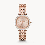 Buy Shop Michael Kors Darci Rose Gold Dial Rose Gold Stainless Steel Strap Watch for Women - MK3366 USA Online