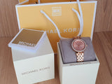Buy Shop Michael Kors Darci Rose Gold Dial Rose Gold Steel Strap Watch for Women - MK3431 USA Online