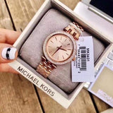 Buy Shop Michael Kors Darci Rose Gold Dial Rose Gold Steel Strap Watch for Women - MK3431 USA Online