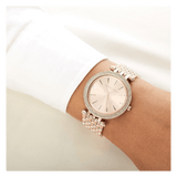 Buy Shop Michael Kors Darci Rose Gold Dial Rose Gold Steel Strap Watch for Women - MK3431 USA Online