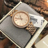 Buy Shop Michael Kors Darci Rose Gold Dial Rose Gold Steel Strap Watch for Women - MK3431 USA Online