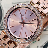 Buy Shop Michael Kors Darci Rose Gold Dial Rose Gold Steel Strap Watch for Women - MK3431 USA Online
