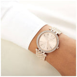 Buy Shop Michael Kors Darci Rose Gold Dial Rose Gold Steel Strap Watch for Women - MK3431 USA Online