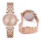 Buy Shop Michael Kors Darci Rose Gold Dial Rose Gold Steel Strap Watch for Women - MK3431 USA Online