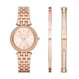 Buy Shop Michael Kors Darci Rose Gold Dial Rose Gold Steel Strap Watch for Women - MK3431 USA Online