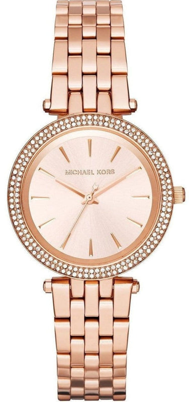 Buy Shop Michael Kors Darci Rose Gold Dial Rose Gold Steel Strap Watch for Women - MK3431 USA Online