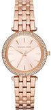 Buy Shop Michael Kors Darci Rose Gold Dial Rose Gold Steel Strap Watch for Women - MK3431 USA Online