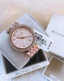 Buy Shop Michael Kors Darci Rose Gold Dial Rose Gold Steel Strap Watch for Women - MK3439 USA Online