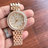 Buy Shop Michael Kors Darci Rose Gold Dial Rose Gold Steel Strap Watch for Women - MK3439 USA Online