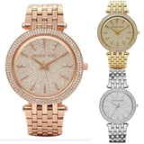 Buy Shop Michael Kors Darci Rose Gold Dial Rose Gold Steel Strap Watch for Women - MK3439 USA Online