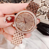 Buy Shop Michael Kors Darci Rose Gold Dial Rose Gold Steel Strap Watch for Women - MK3439 USA Online