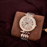 Buy Shop Michael Kors Darci Rose Gold Dial Rose Gold Steel Strap Watch for Women - MK3439 USA Online