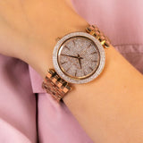 Buy Shop Michael Kors Darci Rose Gold Dial Rose Gold Steel Strap Watch for Women - MK3439 USA Online