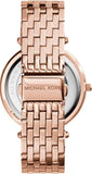 Buy Shop Michael Kors Darci Rose Gold Dial Rose Gold Steel Strap Watch for Women - MK3439 USA Online