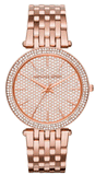 Buy Shop Michael Kors Darci Rose Gold Dial Rose Gold Steel Strap Watch for Women - MK3439 USA Online