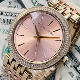 Buy Shop Michael Kors Darci Rose Gold Dial Rose Gold Steel Strap Watch for Women - MK3507 USA Online