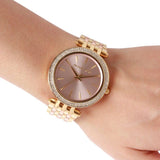 Buy Shop Michael Kors Darci Rose Gold Dial Rose Gold Steel Strap Watch for Women - MK3507 USA Online