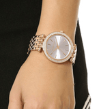 Buy Shop Michael Kors Darci Rose Gold Dial Rose Gold Steel Strap Watch for Women - MK3507 USA Online