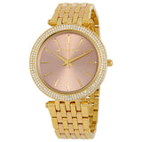 Buy Shop Michael Kors Darci Rose Gold Dial Rose Gold Steel Strap Watch for Women - MK3507 USA Online
