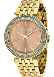 Buy Shop Michael Kors Darci Rose Gold Dial Rose Gold Steel Strap Watch for Women - MK3507 USA Online