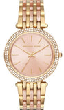 Buy Shop Michael Kors Darci Rose Gold Dial Rose Gold Steel Strap Watch for Women - MK3507 USA Online